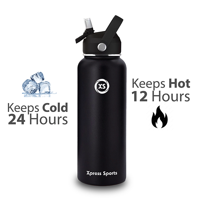 xpress-sports-black-water-bottle-keeps-hot-and-cold